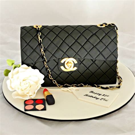 chanel bag birthday cakes|chanel bag cake ideas.